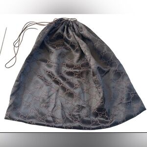 Gucci GG Brown Drawstring Dust Bag 17” x 15”